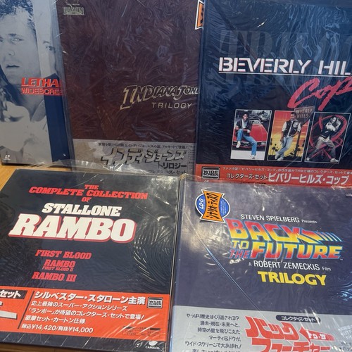 Laserdisc box set lot back - laserdisc,