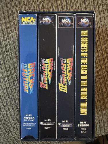 Back the future trilogy vhs - the,